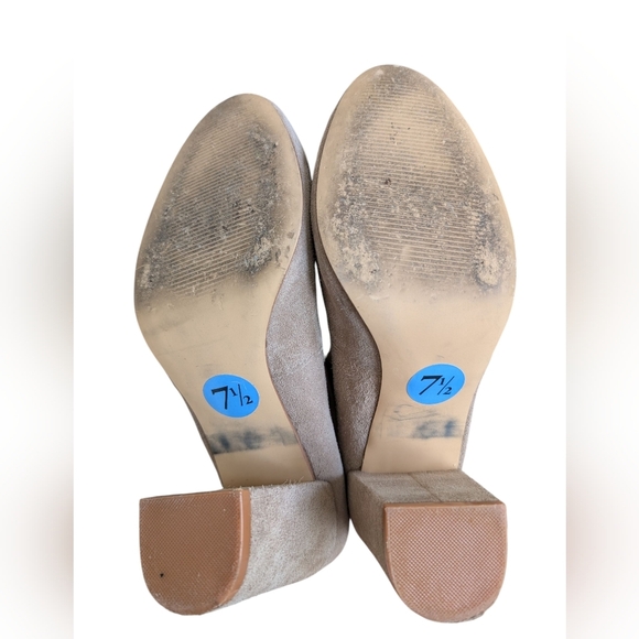 Steve Madden Sagan Suede Tall Knee Boots Tan sz 7.5 - Picture 5 of 9